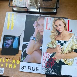 Fashion Magazine Bundle - W, The Fashion, ELLE